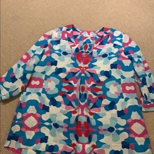 Designer silk blouse by annie griffin size med